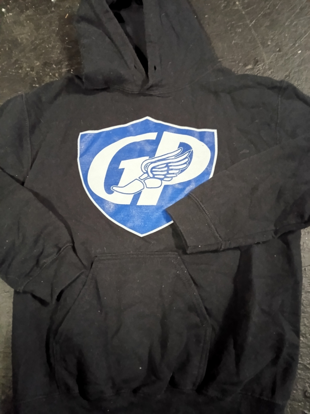 Grants Pass Caveman Hoodie Size Small